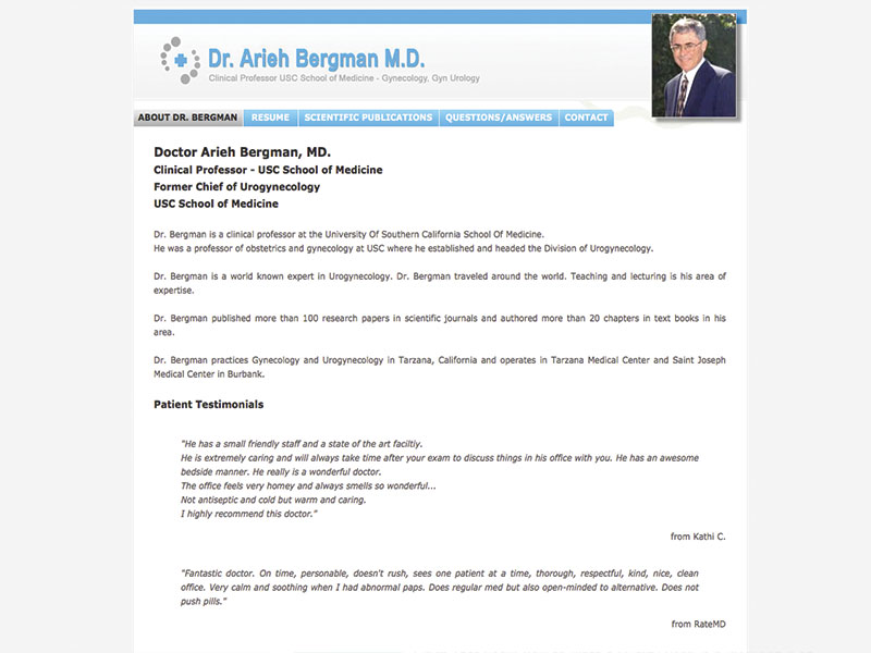 Dr. Arieh Bergman MD