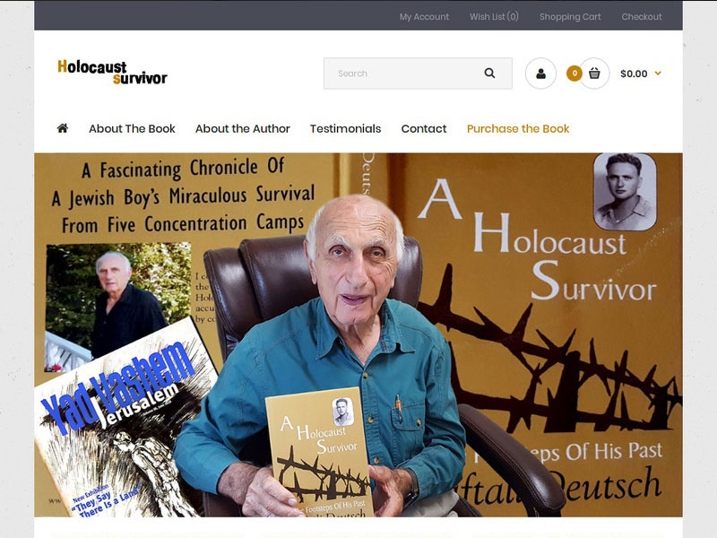 Holocaust Survivor Book